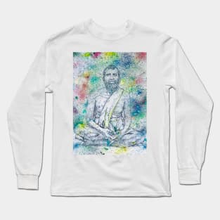 RAMAKRISHNA  watercolor portrait .1 Long Sleeve T-Shirt